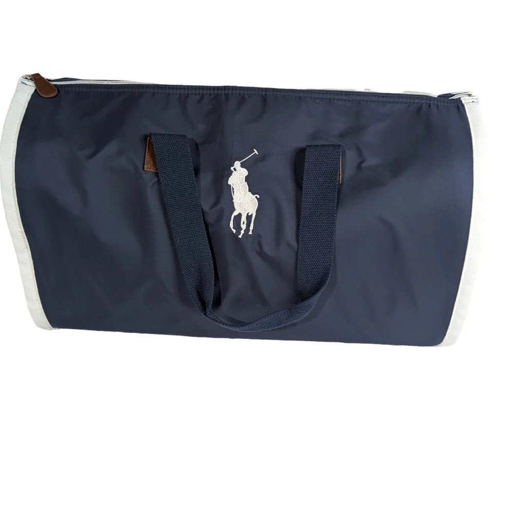 Polo by Ralph Lauren 2 In 1 Navy Blue Duffel Bag And Garment Bag